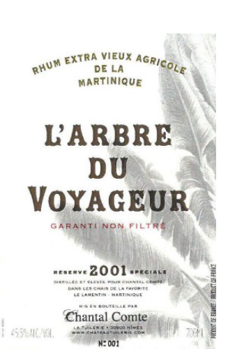 L’ARBRE DU VOYAGEUR RESERVE 2001 