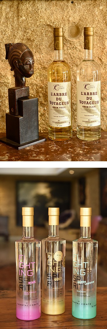 The Chantal Comte rum collection